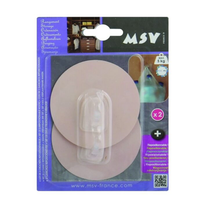 Ümar kleebitav nagi 2tk beež MSV