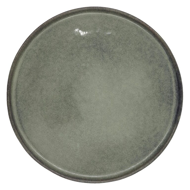 Keraamiline taldrik ø27cm, oliivi roheline