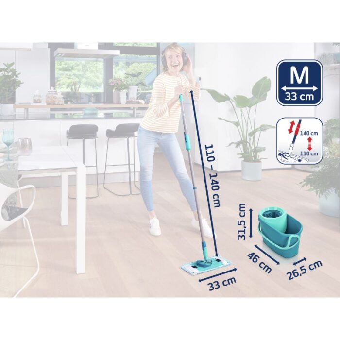 Põrandapesukomplekt CLEAN TWIST M Ergo MicroDuo koos puhastusvedelik Power Cleaner 1l - Image 9