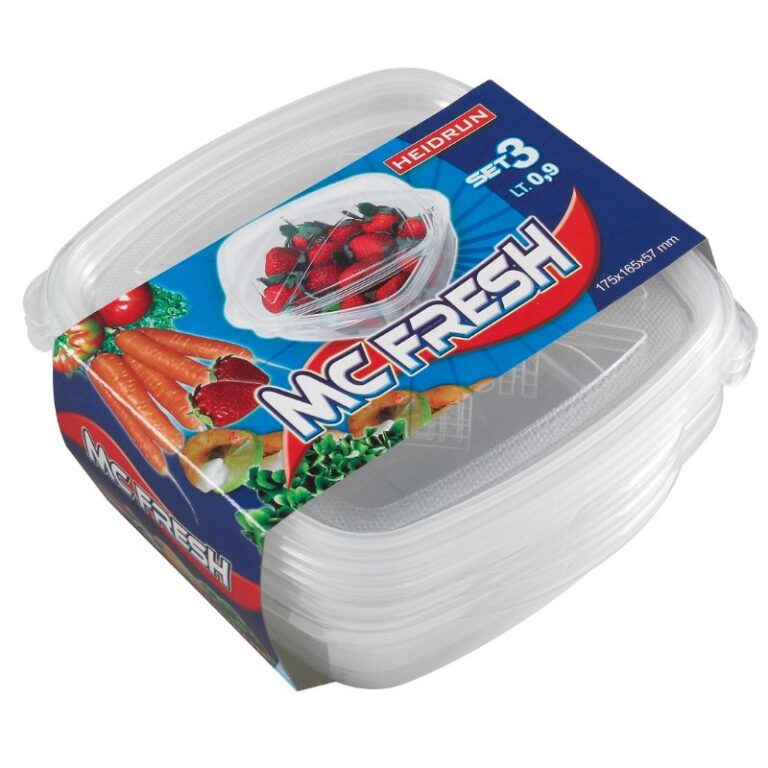 Toidukarp McFresh 3x0,9l kandiline