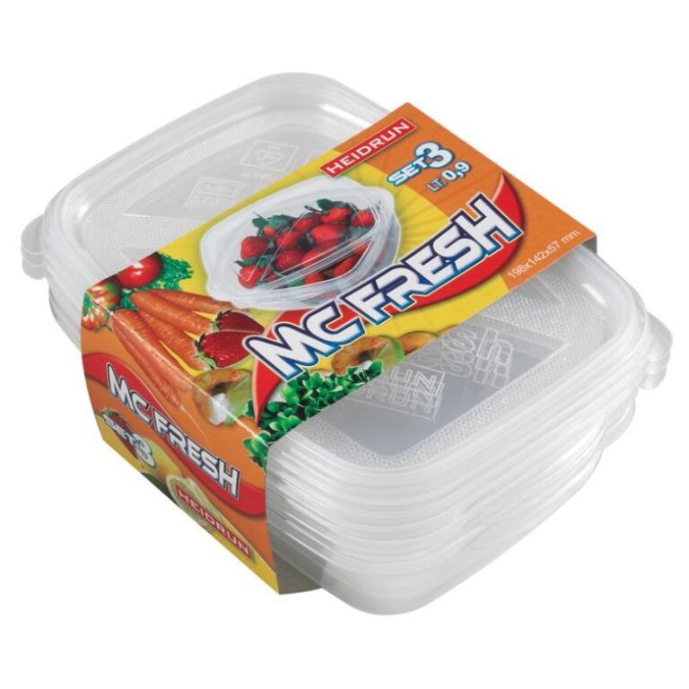 Toidukarp McFresh 3x0,9l piklik