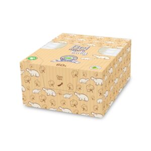 Beebivatitikud paberpulgaga Bel Baby 60tk