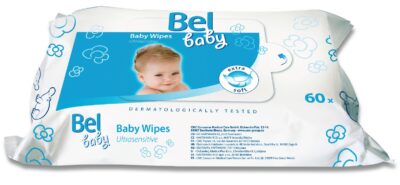 Niisked puhastuslapid beebile Ultrasensitive Bel Baby 60tk