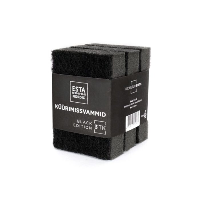 Küürimissvammid Nordic Black Edition Esta 3tk