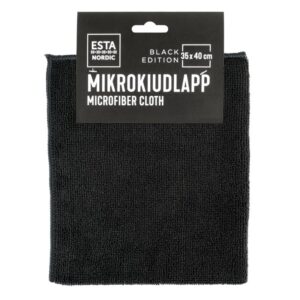 Mikrofiiberlapp Nordic Black Edition 35x40cm Esta