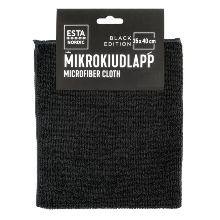 Mikrofiiberlapp Nordic Black Edition 35x40cm Esta