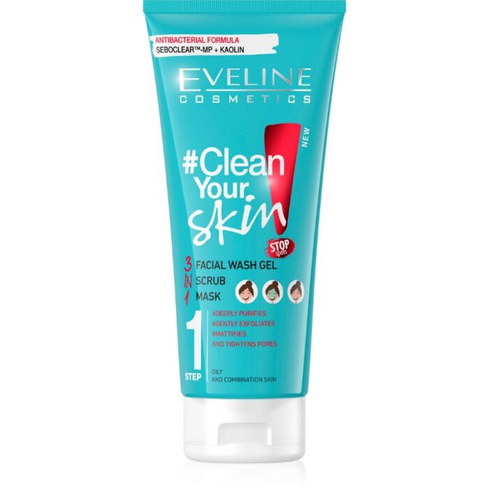 Clean Your Skin 3in1 koorija, mask, geel