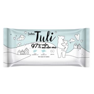 Tuli niisked salvrätikud beebile 97% vesi, aloe 60 tk