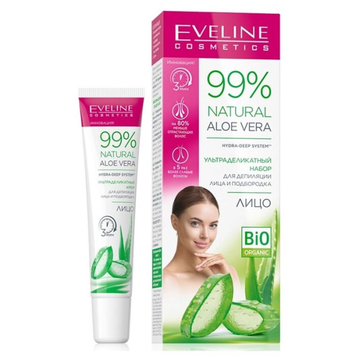 Aloe Vera Depileerimiskreem näole 20ml+depileerimisjärgne geel