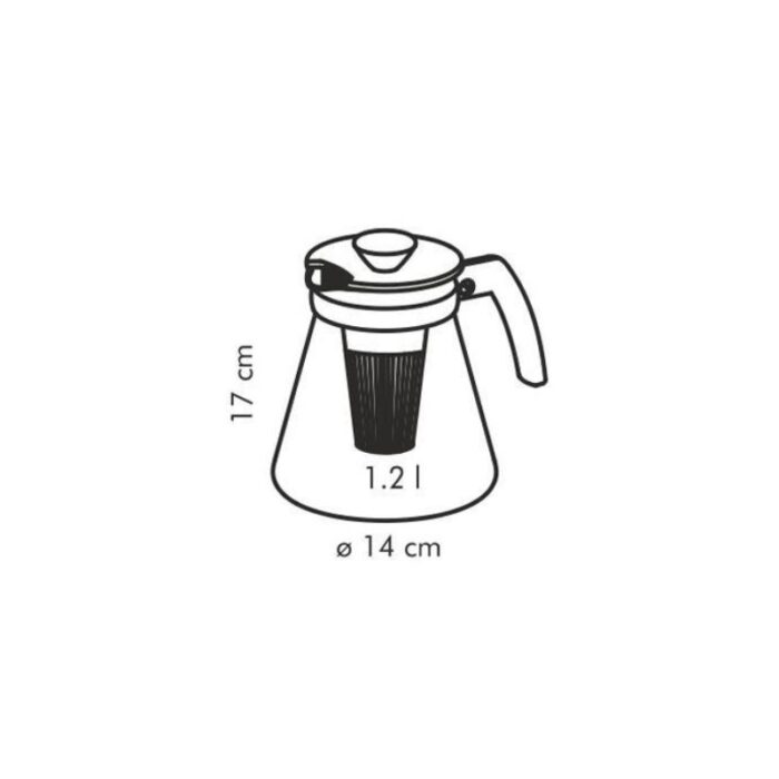 Teekann sõelaga Teo 1,25l - Image 3