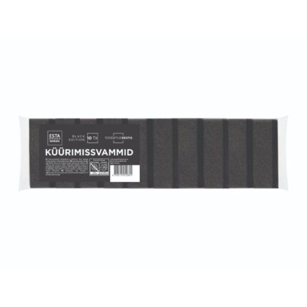 Küürimissvammid Nordic Black Edition Esta 10tk