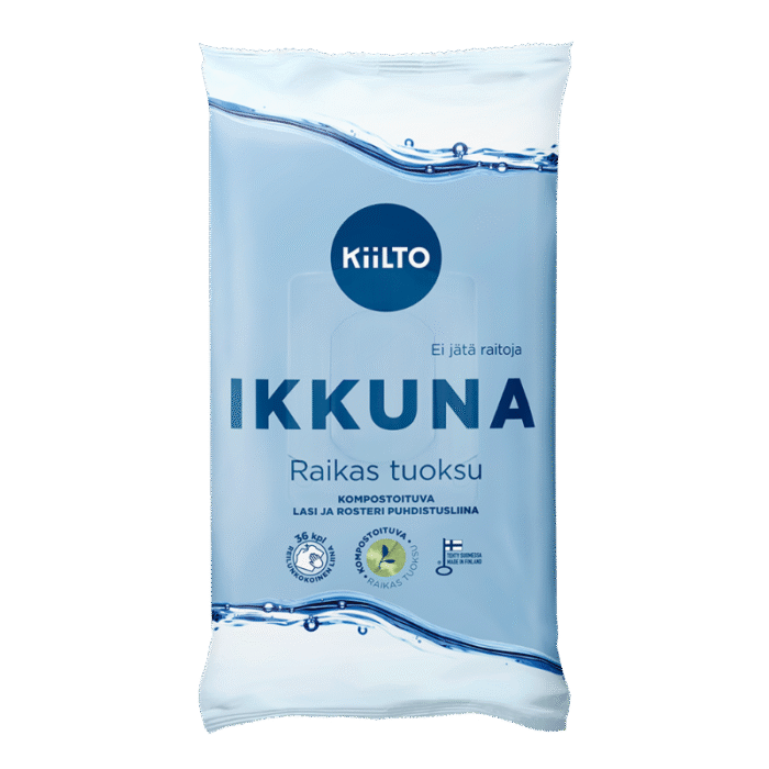 Aknapuhastuslapid KIILTO Ikkunapuhdistusliina