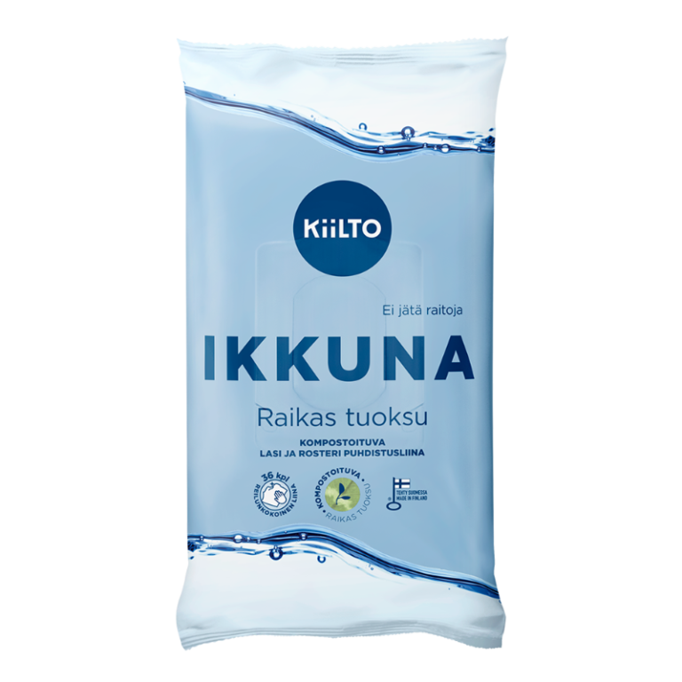 Aknapuhastuslapid KIILTO Ikkunapuhdistusliina