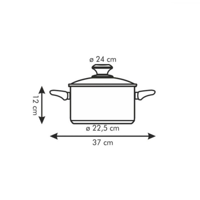 Pott kaanega Presto 24cm, 5L - Image 2