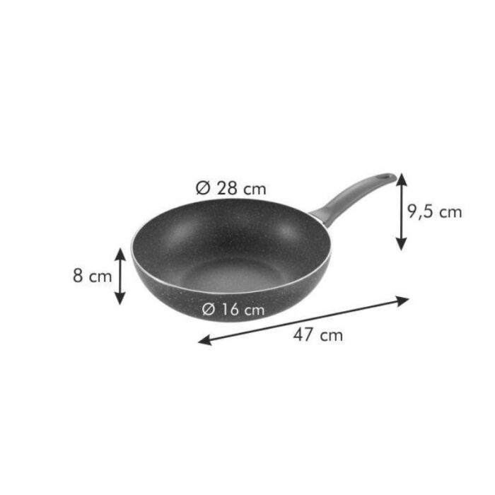 Vokkpann Manico Rosso 28cm - Image 3