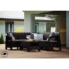 Aiamööbli komplekt Corfu Relax, nurgadiivan+laud, pruun - Image 6