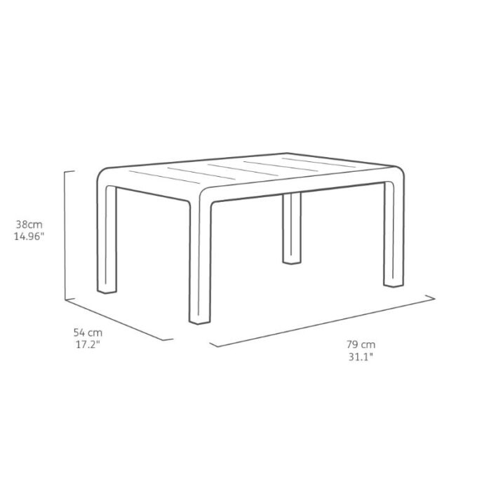 Aiamööbli komplekt Delano 2+2+1, grafiit - Image 7
