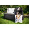 Aiadiivan Corfu, Loveseat 2-ne, pruun - Image 2