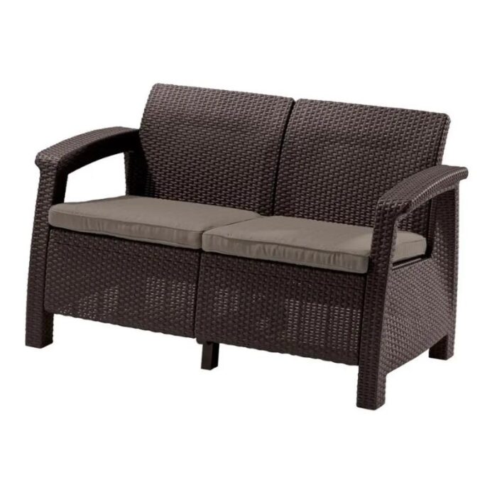 Aiadiivan Corfu, Loveseat 2-ne, pruun