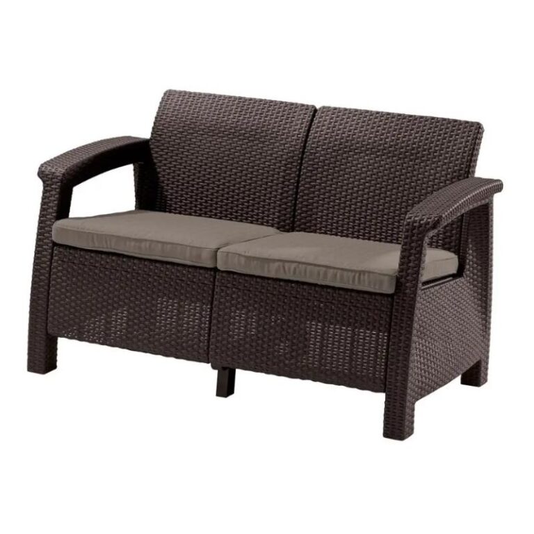 Aiadiivan Corfu, Loveseat 2-ne, pruun