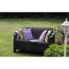 Aiadiivan Corfu, Loveseat 2-ne, pruun - Image 4