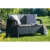Aiadiivan Corfu, Loveseat 2-ne, grafiit - Image 3