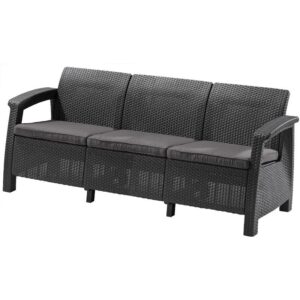 Aiadiivan Corfu, Loveseat 3-ne, grafiit