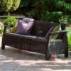 Aiadiivan Corfu, Loveseat 3-ne, pruun - Image 2