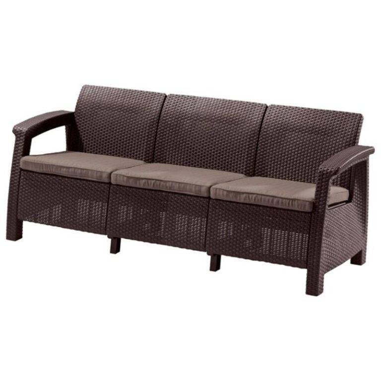 Aiadiivan Corfu, Loveseat 3-ne, pruun