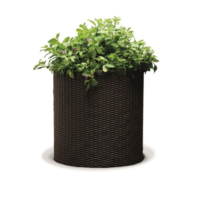 Lillepott Cylinder M pruun - Image 2
