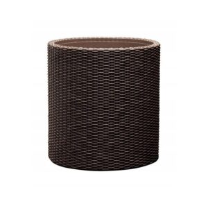 Lillepott Cylinder L pruun