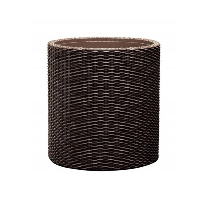 Lillepott Cylinder L pruun