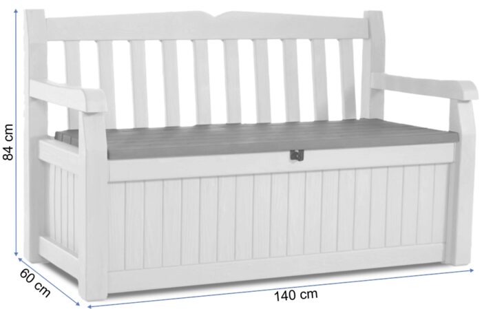 Aiapink hoiukastiga Eden 265l, grafiit/hall - Image 6