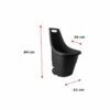 Aiakäru Easy Go Breeze 50l, must - Image 2