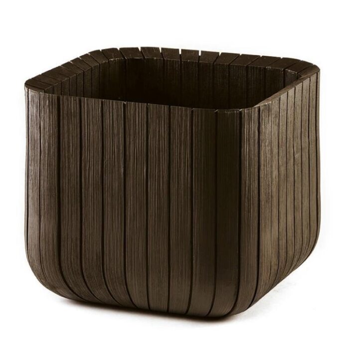 Lillekast Cube L pruun Keter