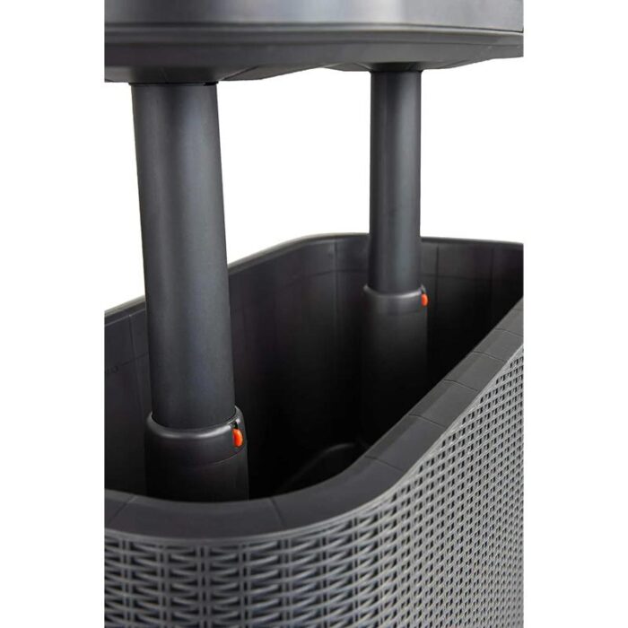 Aiabaar Bevy Bar rattan, grafiit - Image 7