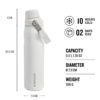 Joogipudel Stanley Aerolight™ IceFlow™ Fast Flow 0.6L Frost