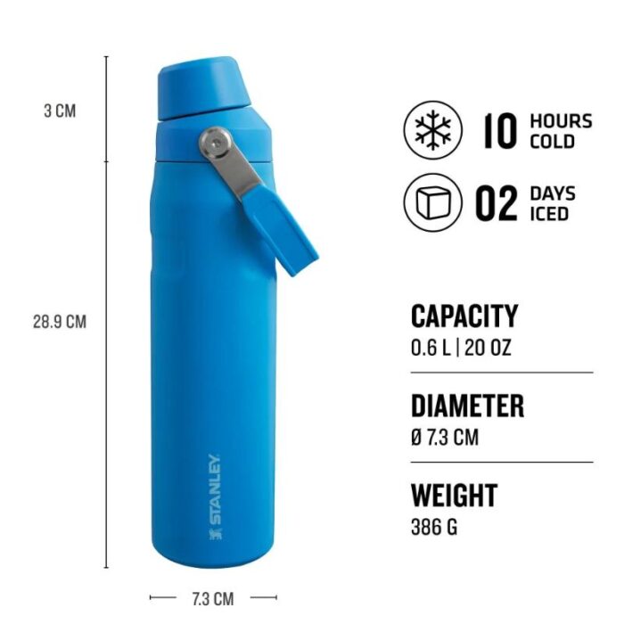 Joogipudel Stanley Aerolight™ IceFlow™ Fast Flow 0.6L Azure