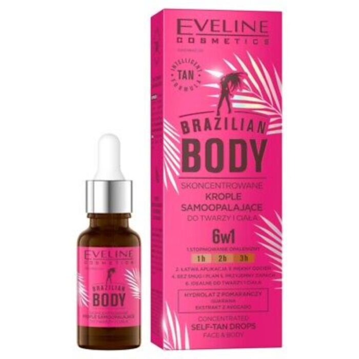 Brazilian Body kontsentreeritud isepruunistavad tilgad näole ja kehale 18ml