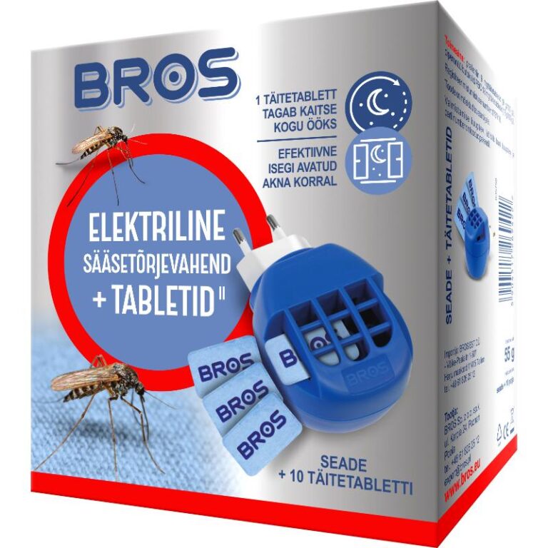 Elektriline sääsetõrje+täiteplaadid 10tk