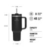 Joogitermos Stanley Cup Quencher Black 1,18L - Image 3