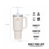 Joogitermos Stanley Cup Quencher Rose 1,18L - Image 3