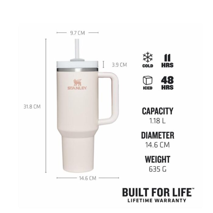 Joogitermos Stanley Cup Quencher Rose 1,18L - Image 3
