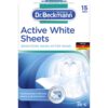 Valgenduslapid masinpesuks Active White