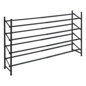 Jalanõuriiul Hero 62-115x26x68cm, must