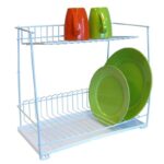 Nõudekuivatusrest 2x, valge