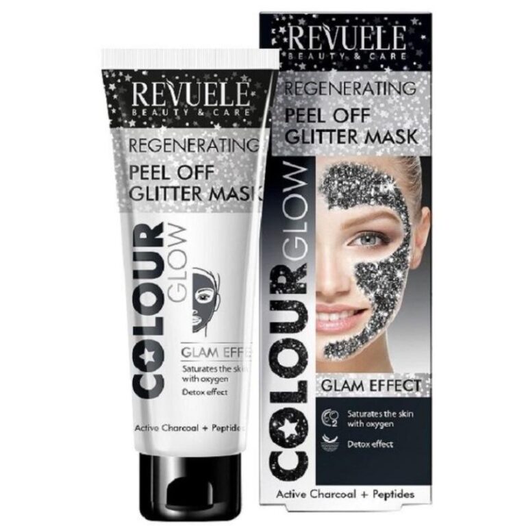Colour Glow Glitter Näomask kooriv Detox 80ml