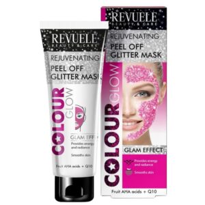 Colour Glow Glitter Näomask AHA-happega, kooriv 80ml