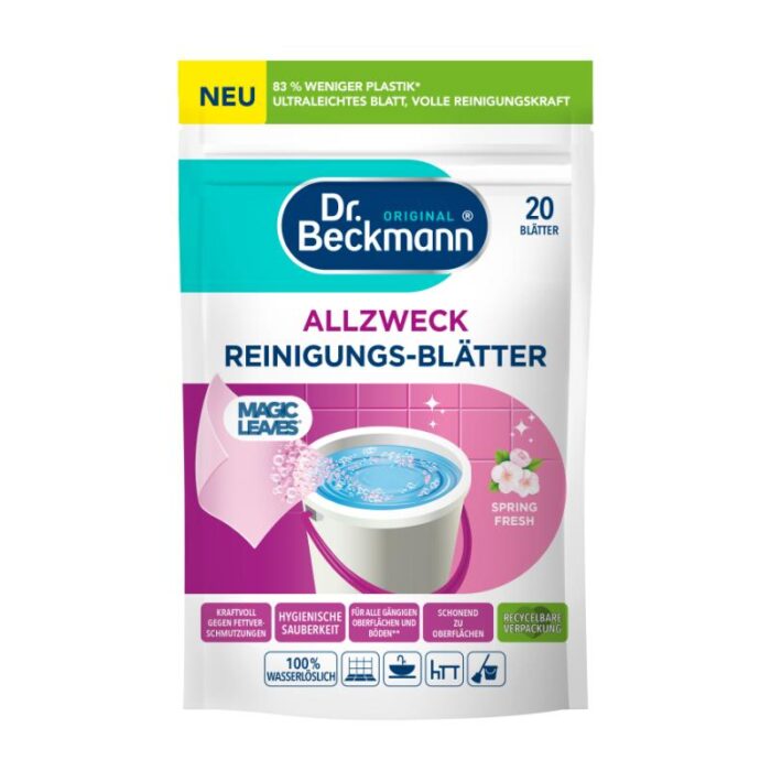 Üldpuhastusvahendi lehed Spring Fresh Dr.Beckmann