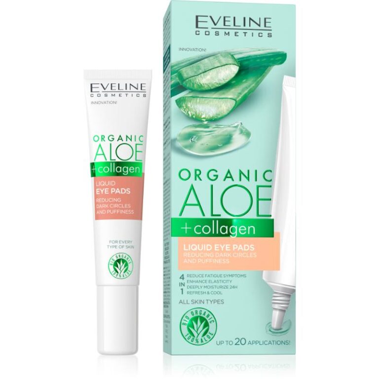 Organic Aloe+Collagen silmamask tursetele ja tumedatele silmaalustele 20ml
